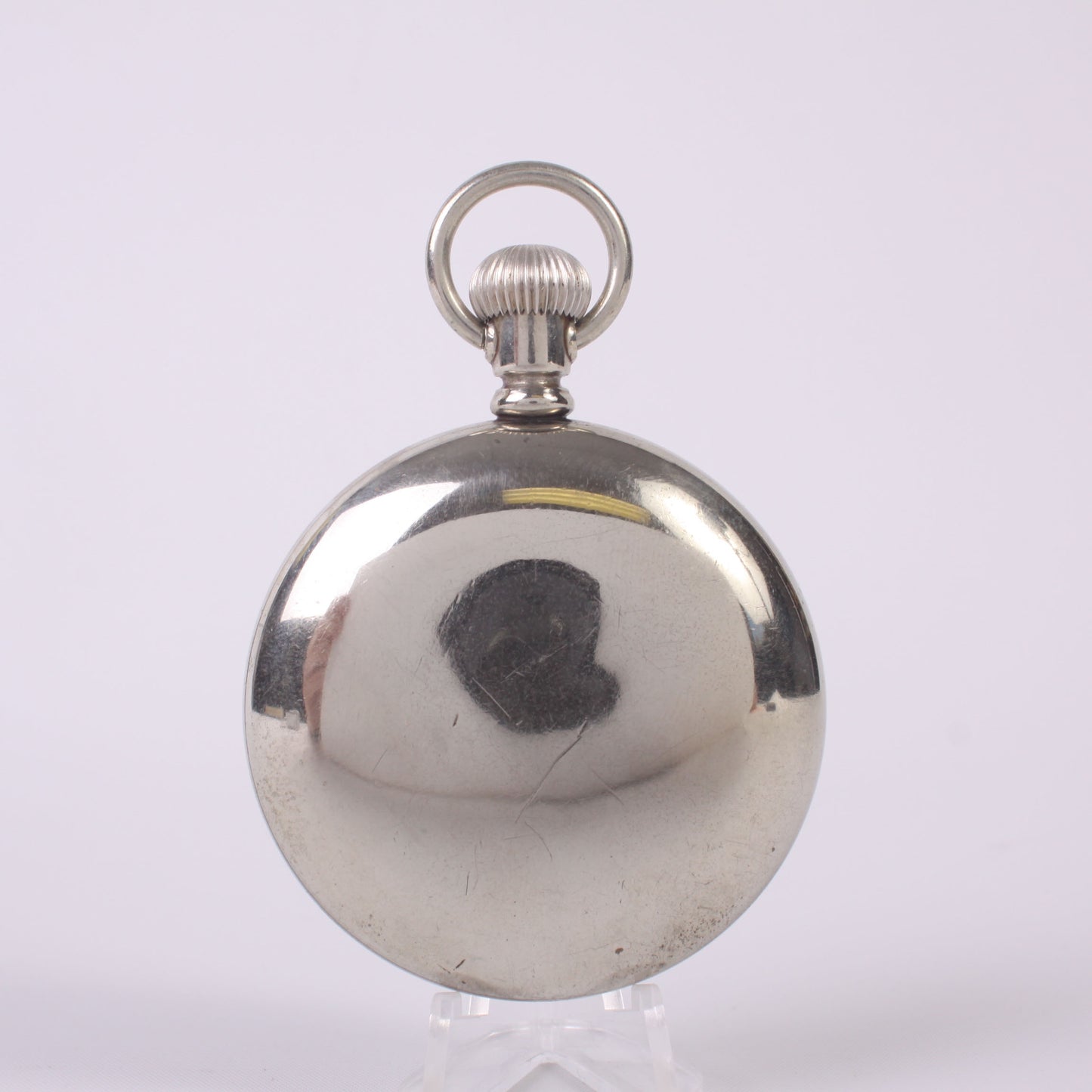 American 18 Size Screw Cover Nickel Pocket Watch Case