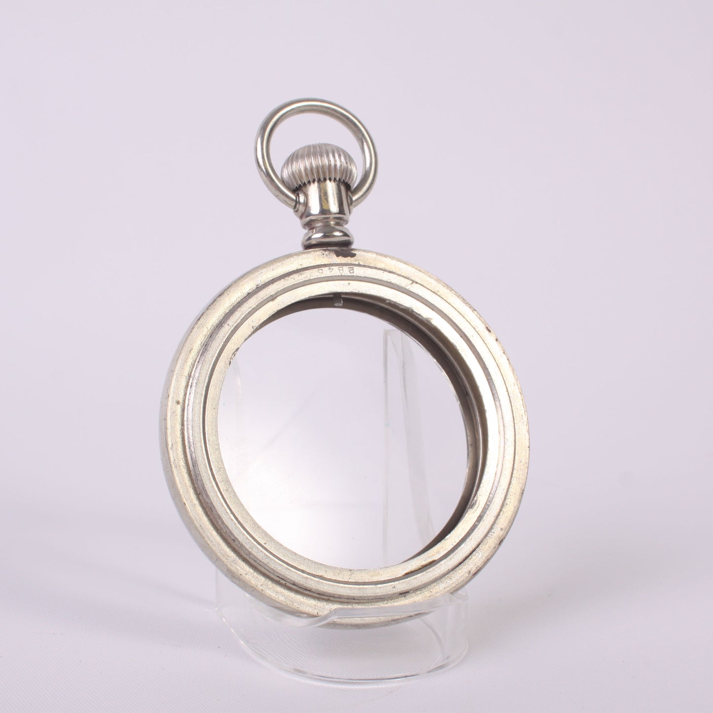 American 18 Size Screw Cover Nickel Pocket Watch Case