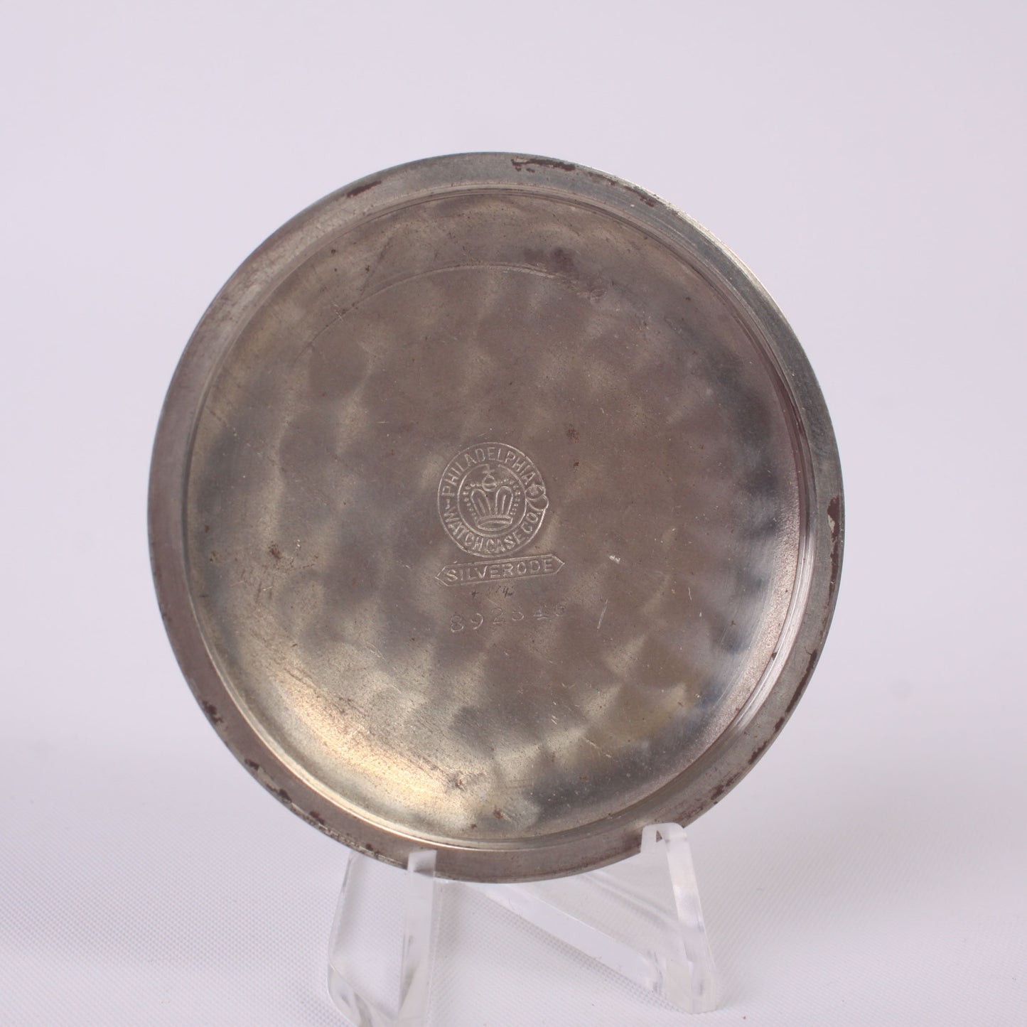 American 18 Size Screw Cover Nickel Pocket Watch Case