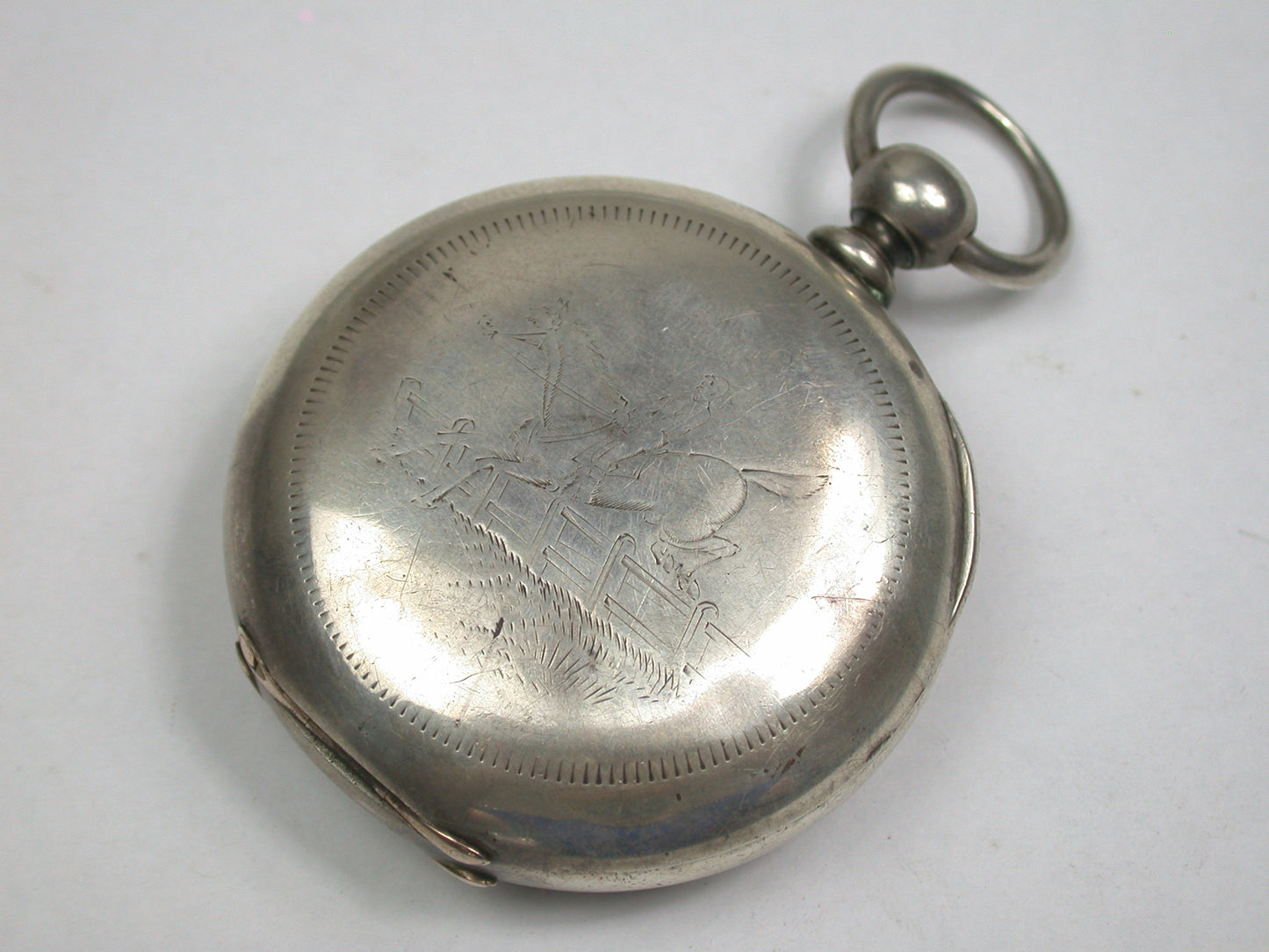 Waltham Factory 4 Ounce Coin Silver Hinged Pocket Watch Case