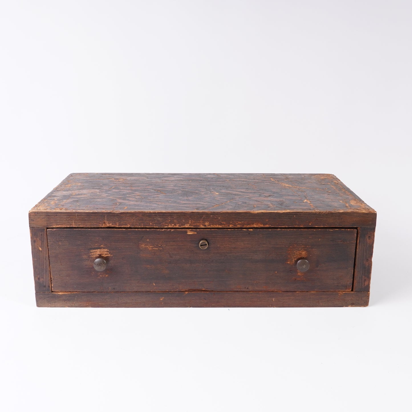 Vintage Wooden Single Drawer Cabinet