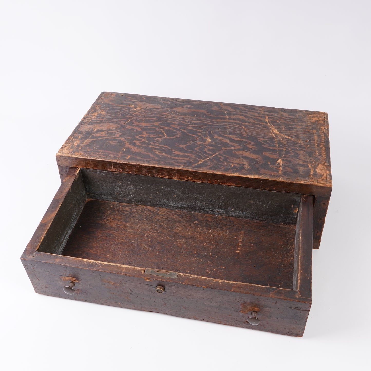Vintage Wooden Single Drawer Cabinet