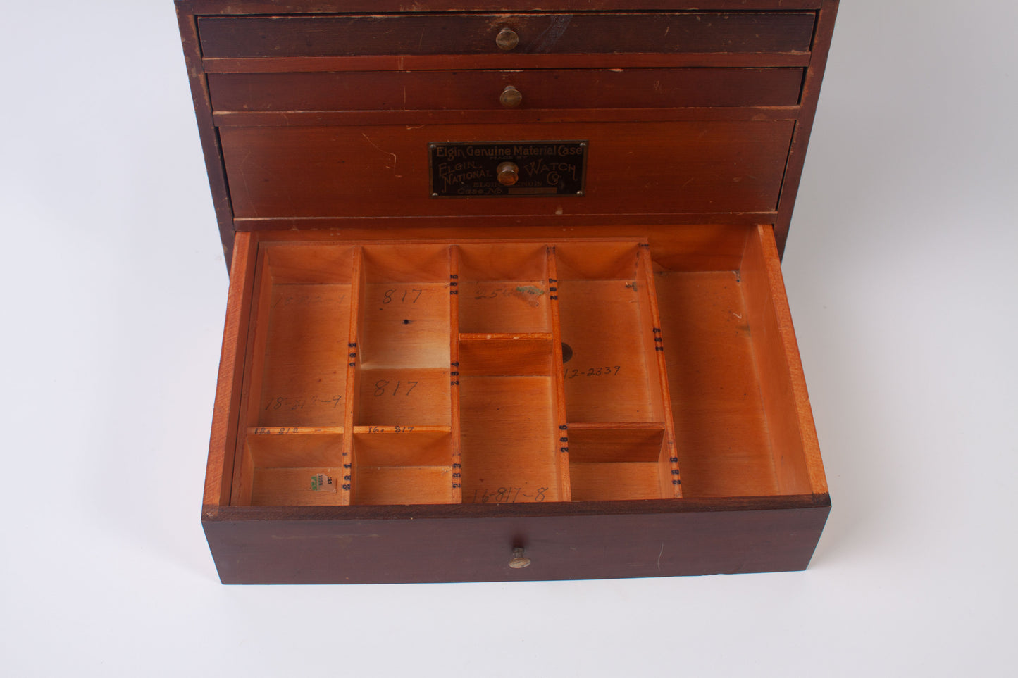 Elgin 4 Drawer Wood Factory Material Cabinet