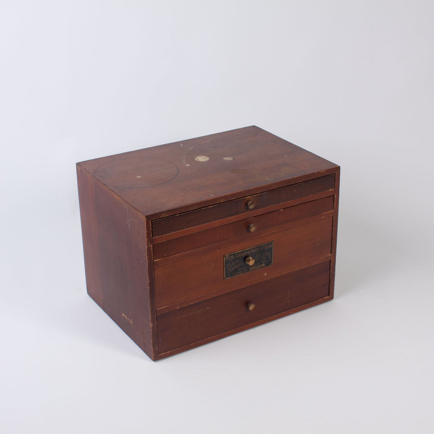 Elgin 4 Drawer Wood Factory Material Cabinet
