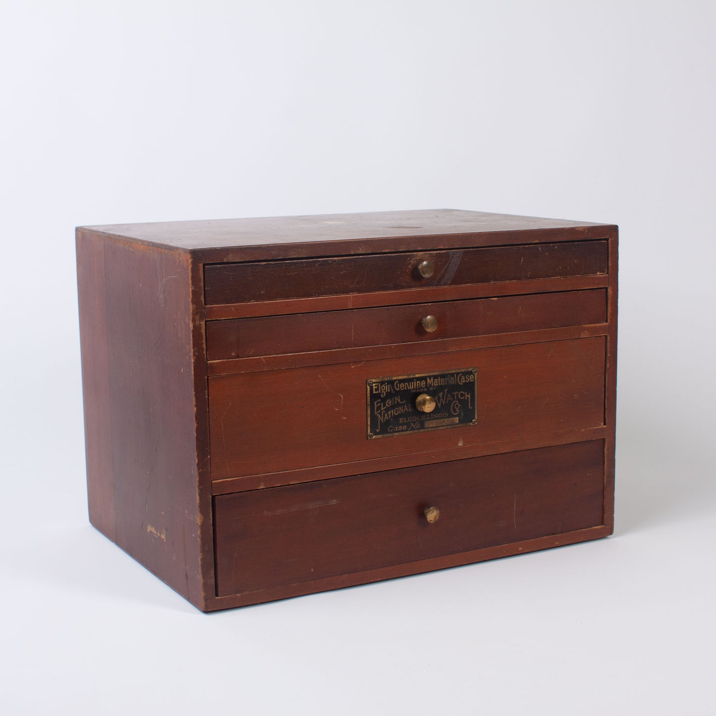 Elgin 4 Drawer Wood Factory Material Cabinet