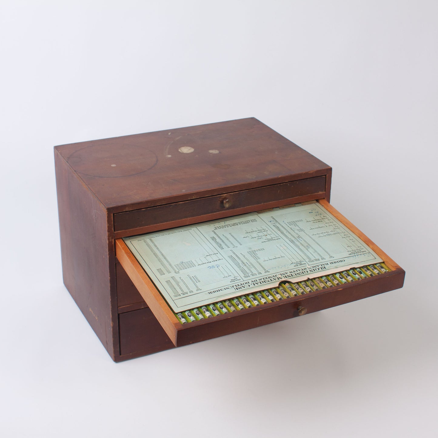 Elgin 4 Drawer Wood Factory Material Cabinet