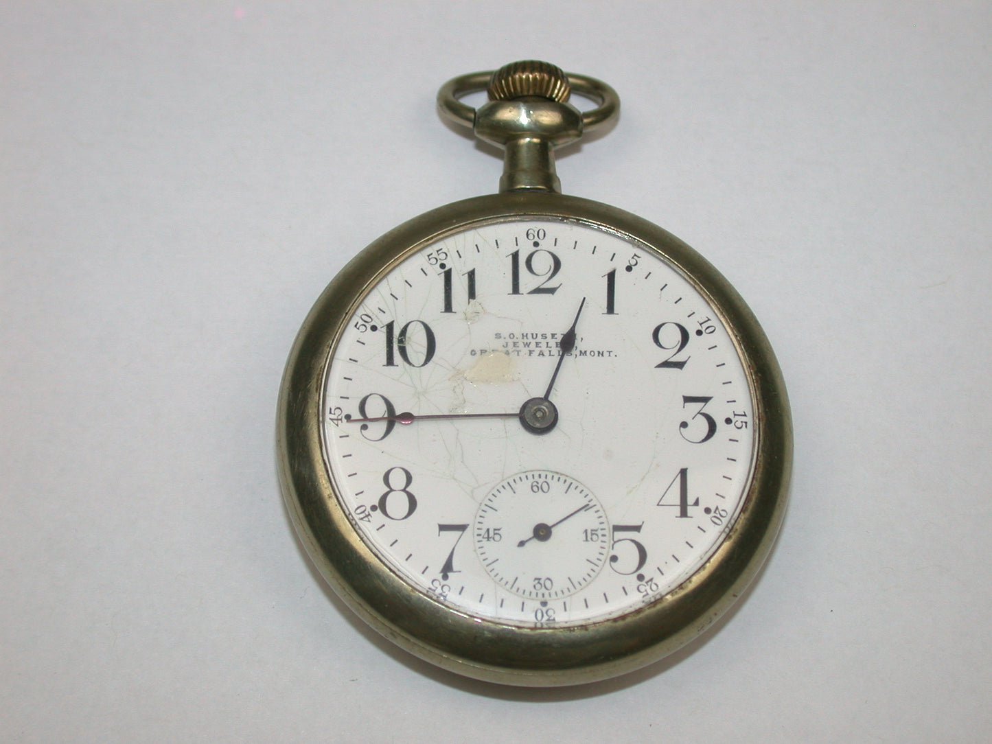 Lot 11- American Equity Boston 16 Size Nickel Open Face Pocket Watch