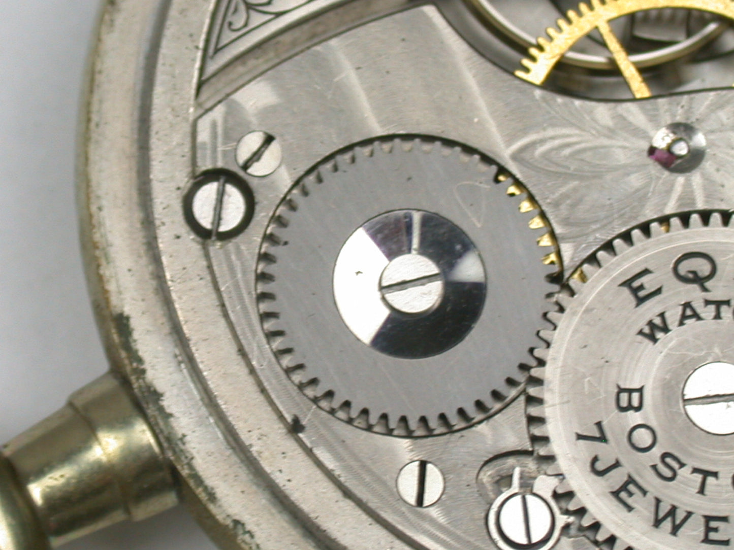 Lot 11- American Equity Boston 16 Size Nickel Open Face Pocket Watch