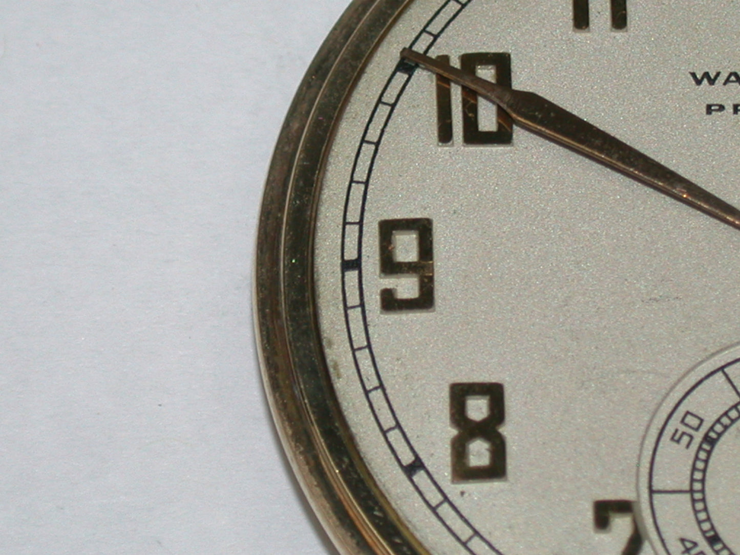 Lot 12- Waltham 10 Size “WALTHAM PREMIER” Open Face Pocket Watch