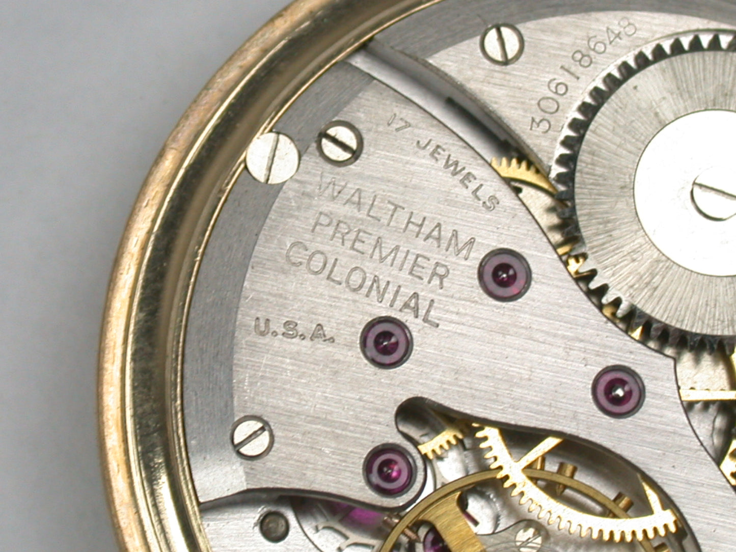 Lot 12- Waltham 10 Size “WALTHAM PREMIER” Open Face Pocket Watch