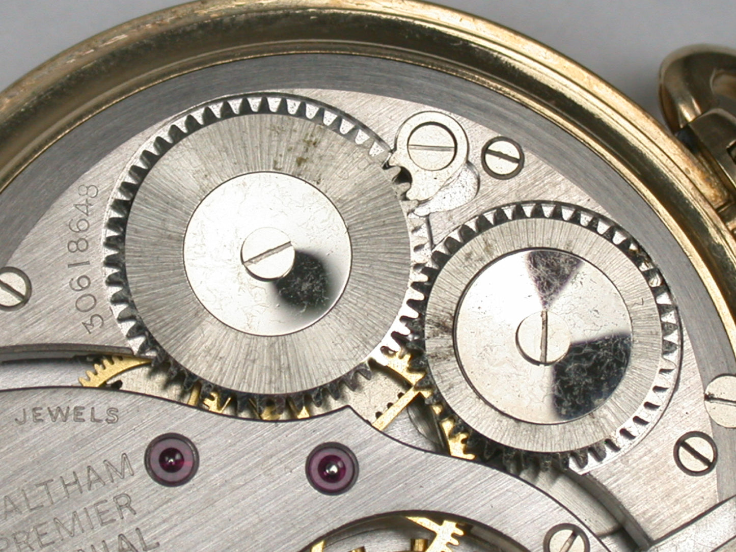 Lot 12- Waltham 10 Size “WALTHAM PREMIER” Open Face Pocket Watch