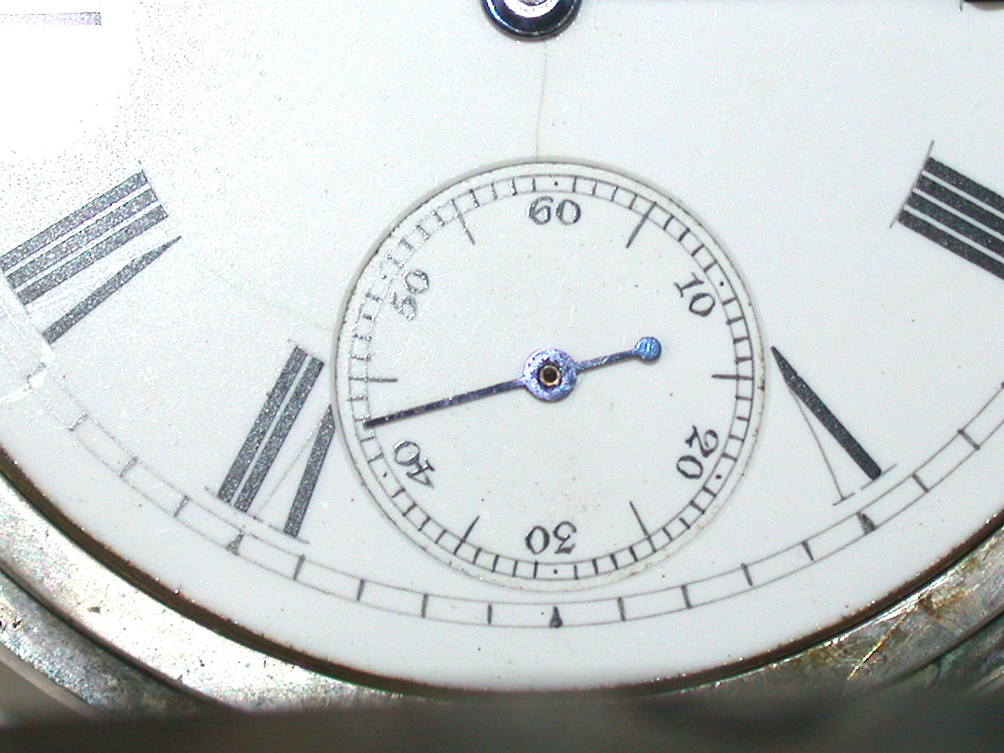 Lot 15- Waltham 14 Size Coin Silver Open Face Pocket Watch