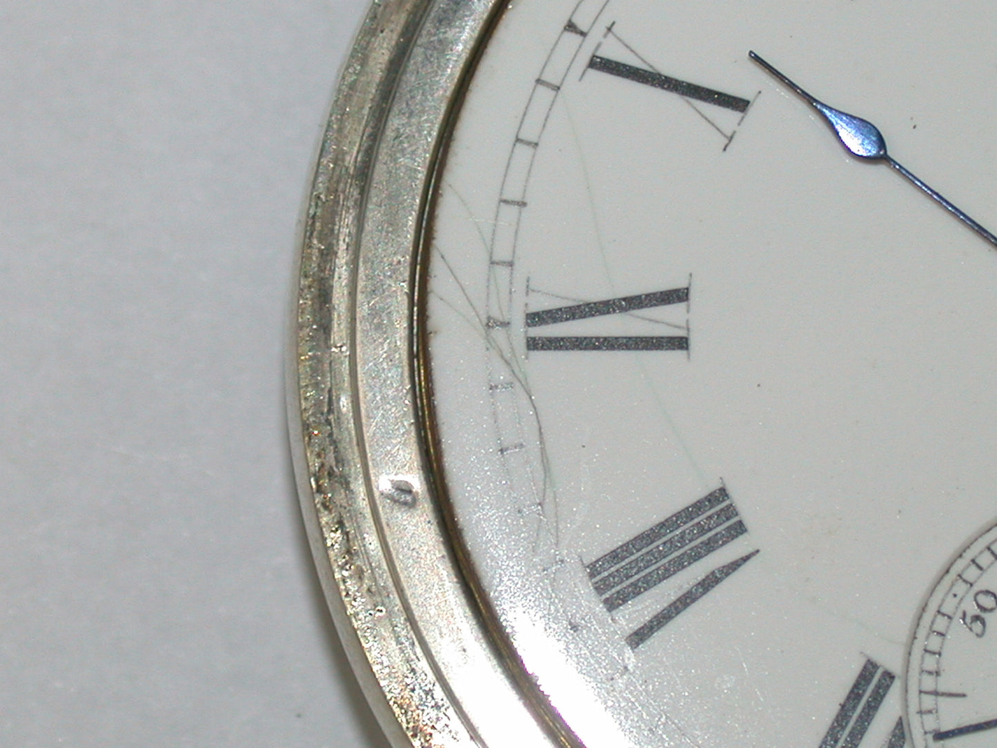 Lot 15- Waltham 14 Size Coin Silver Open Face Pocket Watch