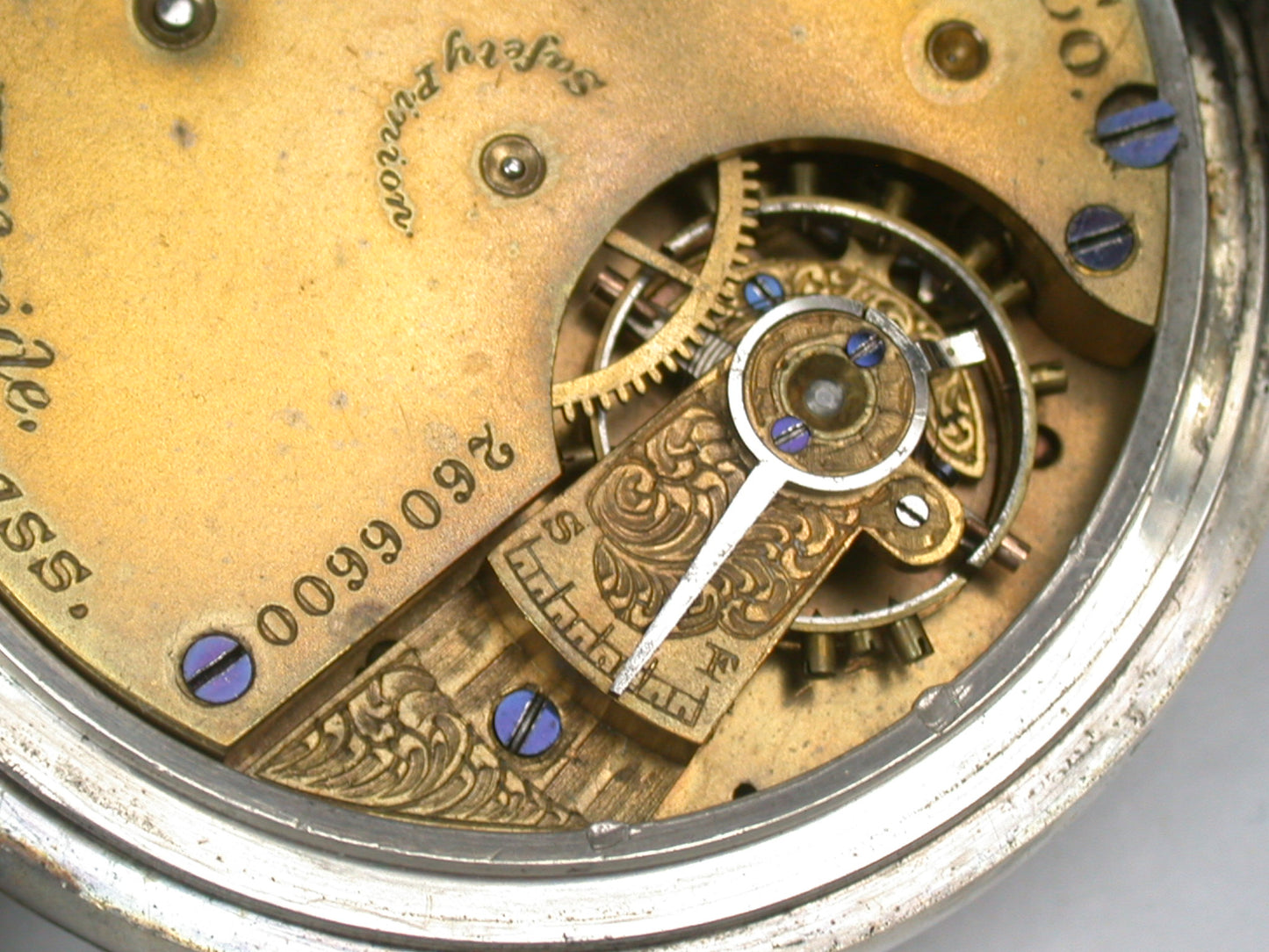 Lot 15- Waltham 14 Size Coin Silver Open Face Pocket Watch