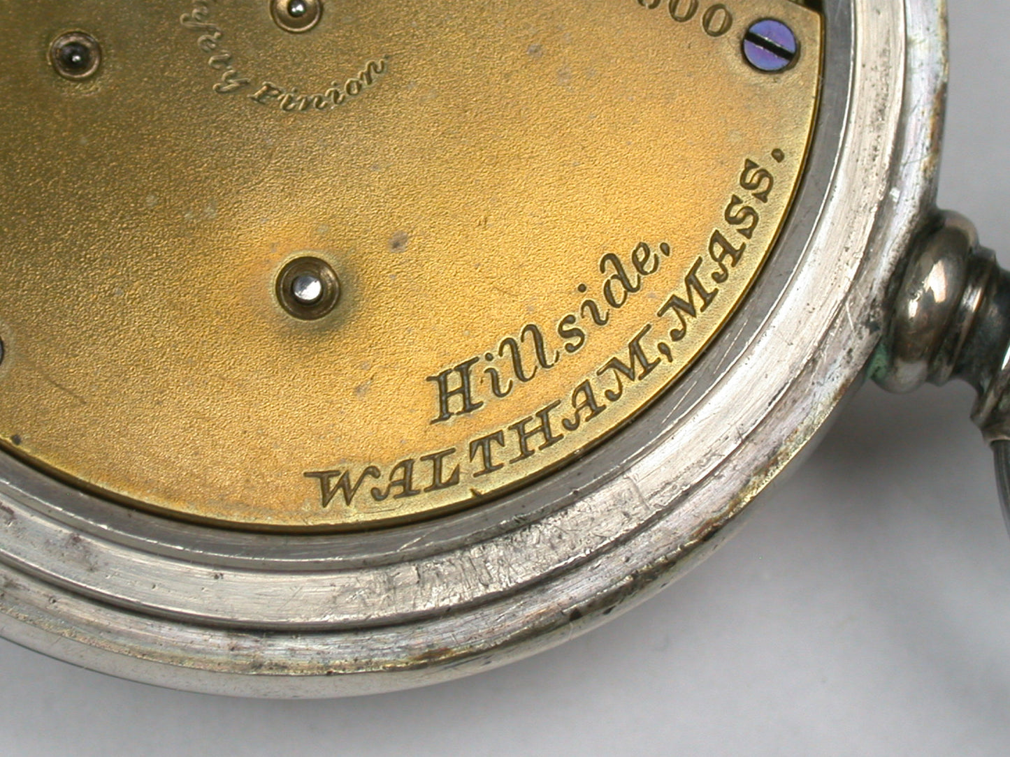 Lot 15- Waltham 14 Size Coin Silver Open Face Pocket Watch
