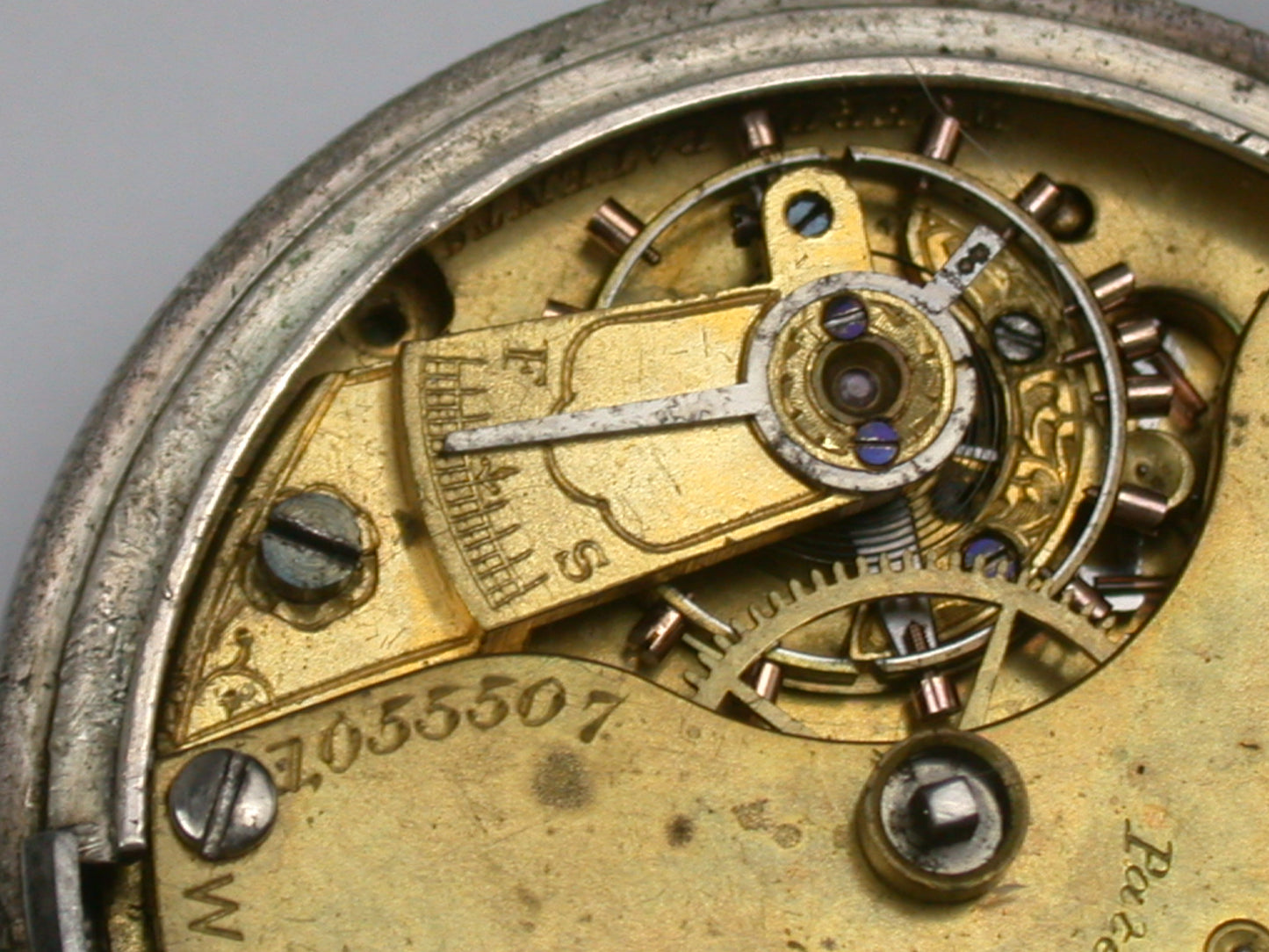 Lot 2- Waltham 8 Size Model 1873 Sterling Silver Pocket Watch