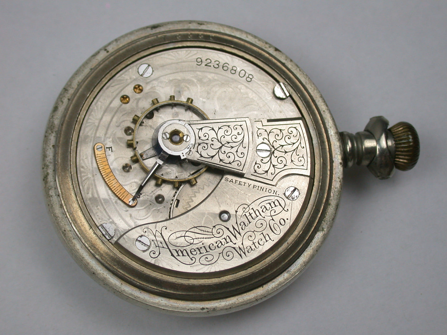 Lot 18- Waltham & Swiss 19 Ligne & 18 Size Pocket Watches
