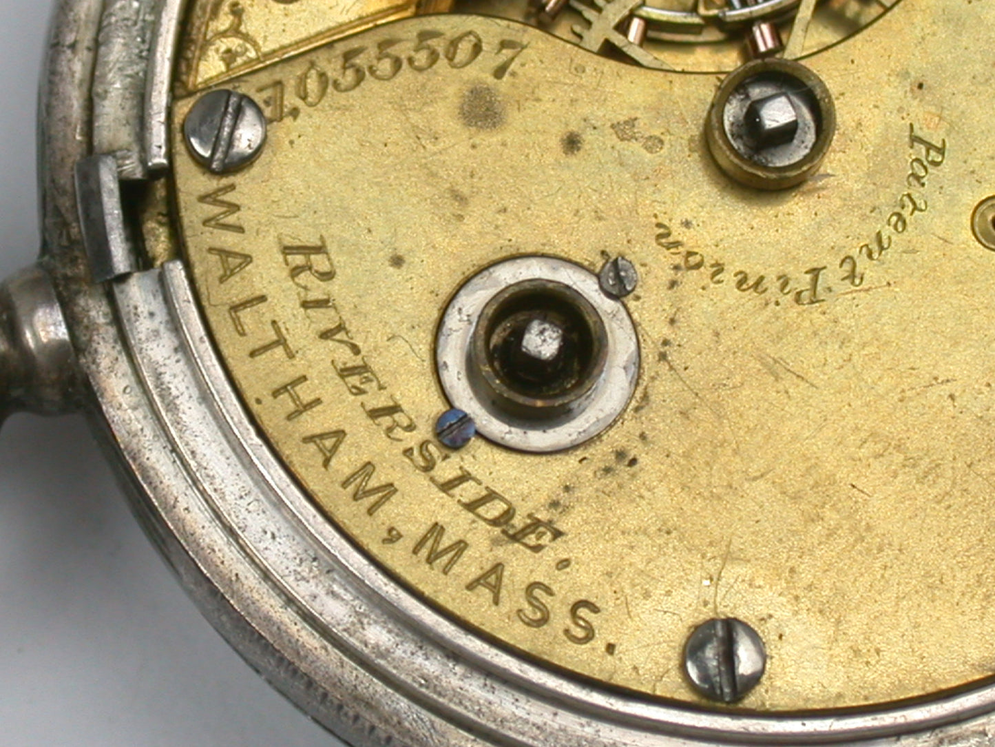 Lot 2- Waltham 8 Size Model 1873 Sterling Silver Pocket Watch