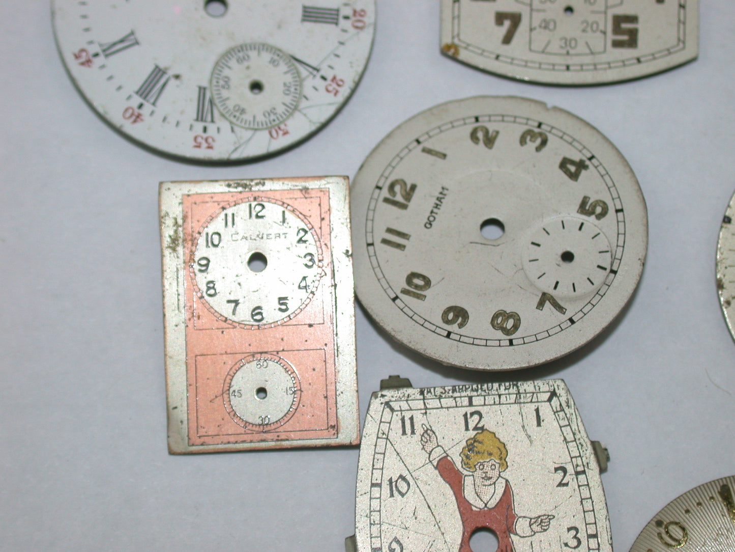 Lot 20- Large Assortment of Wristwatch Dials & Character Dials