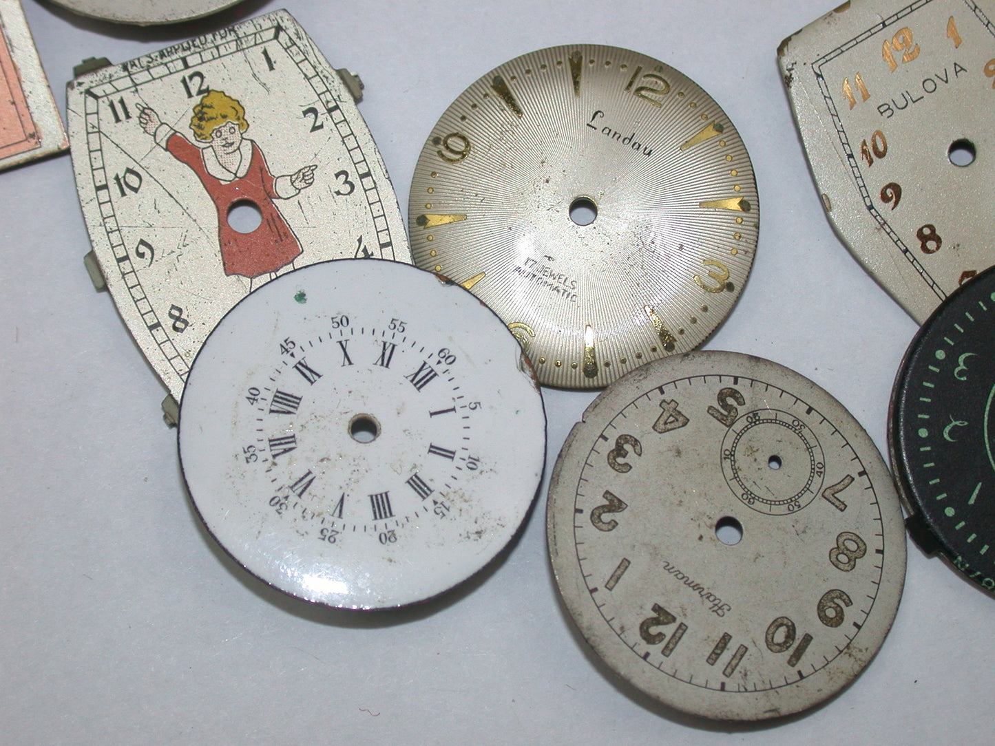 Lot 20- Large Assortment of Wristwatch Dials & Character Dials