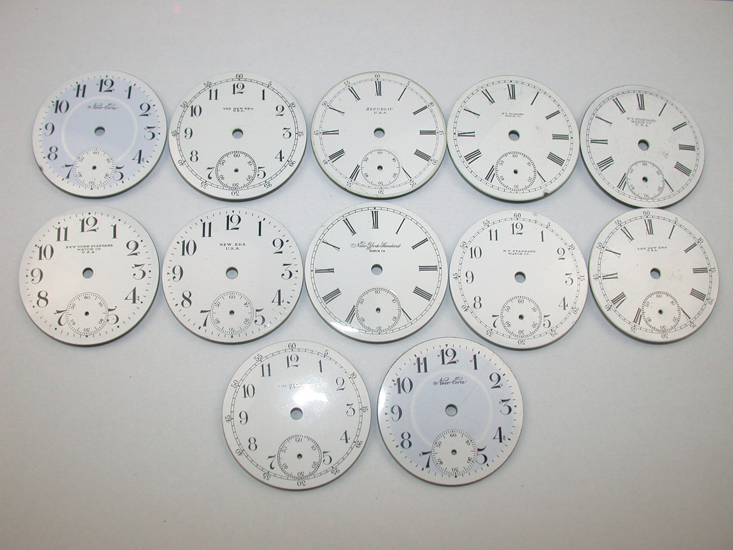 Lot 29- New York Standard, New Era & Republic Pocket Watch Dials