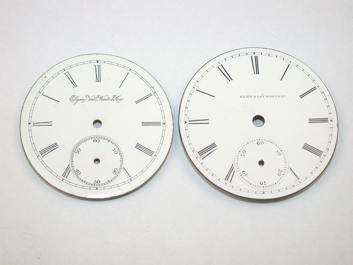 Lot 35- Elgin 18 Size Pocket Watch Dials