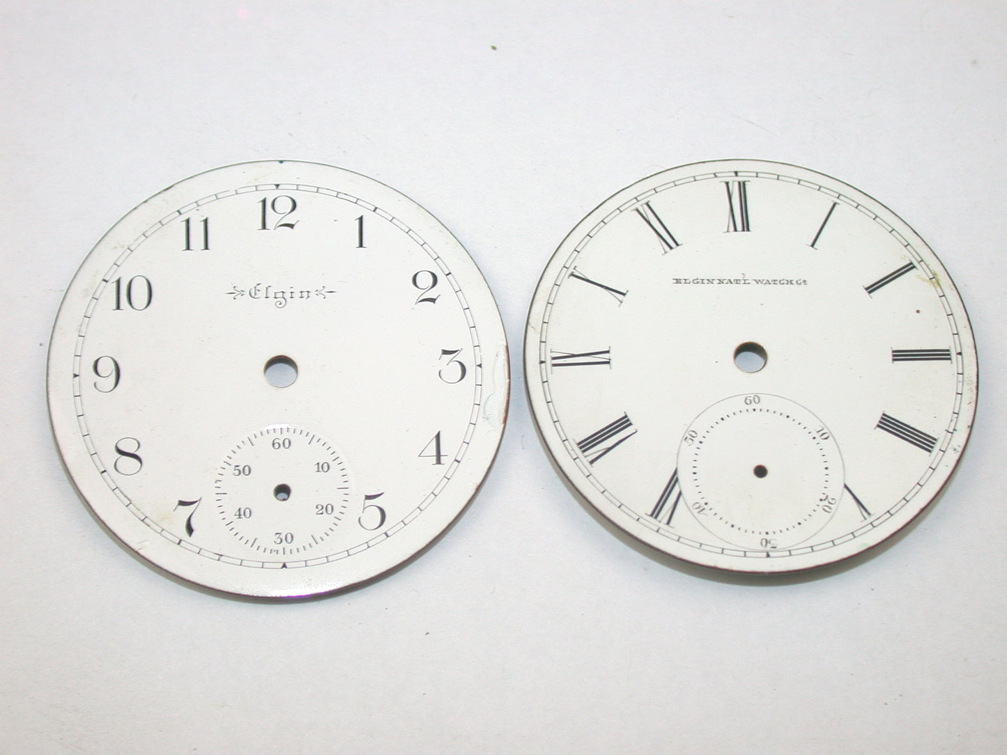 Lot 35- Elgin 18 Size Pocket Watch Dials