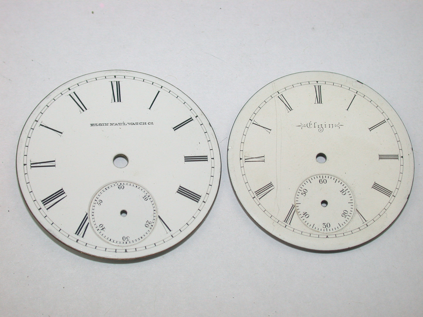 Lot 35- Elgin 18 Size Pocket Watch Dials