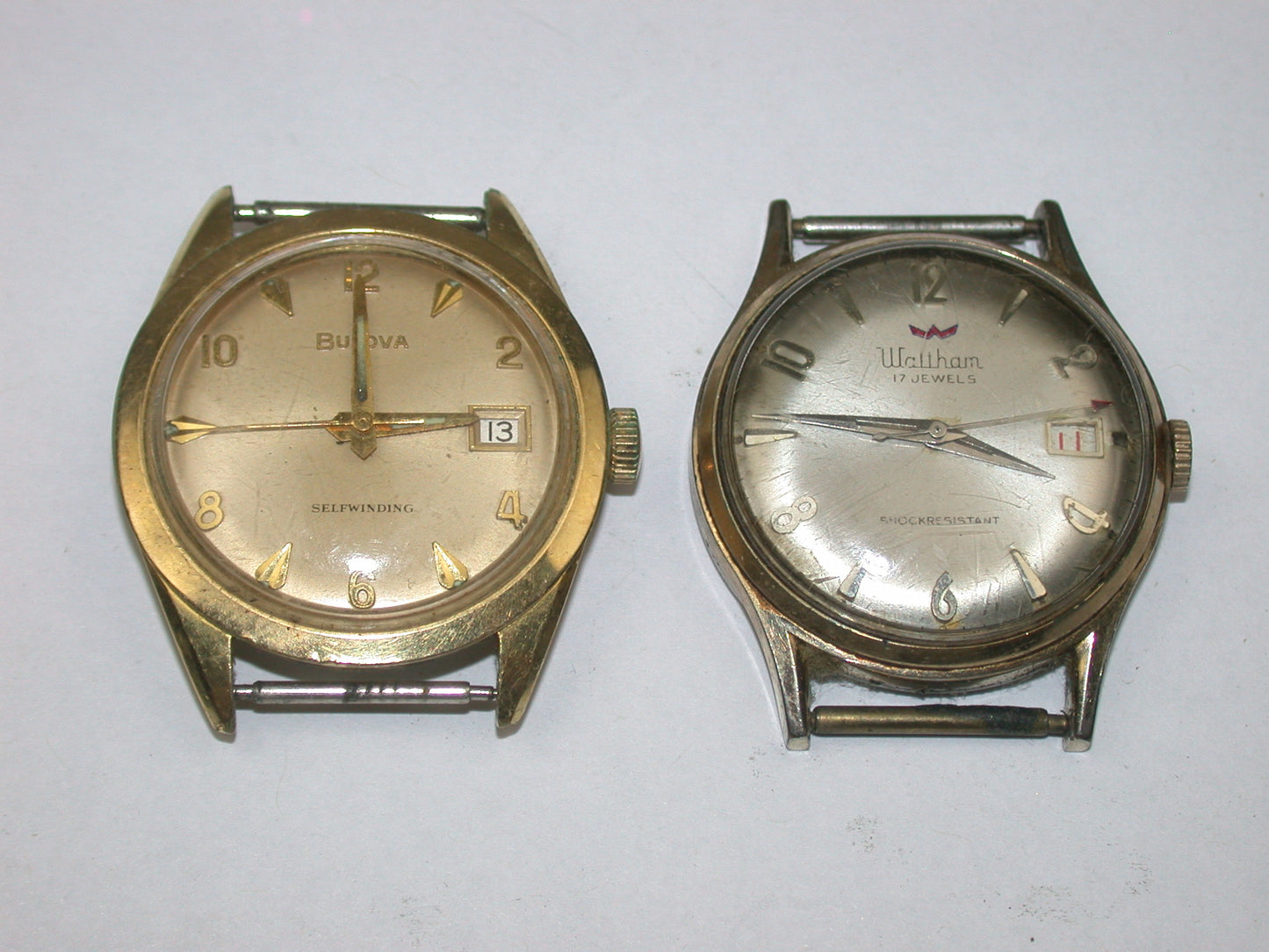 Lot 37- Waltham & Bulova Men’s Vintage Mechanical Wristwatches