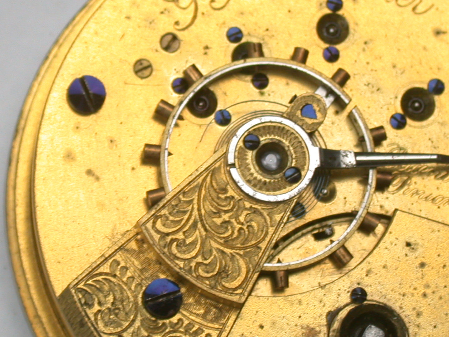 Lot 39- Elgin 18 Size Gilt Key Wind & Set Complete Pocket Watch Movement