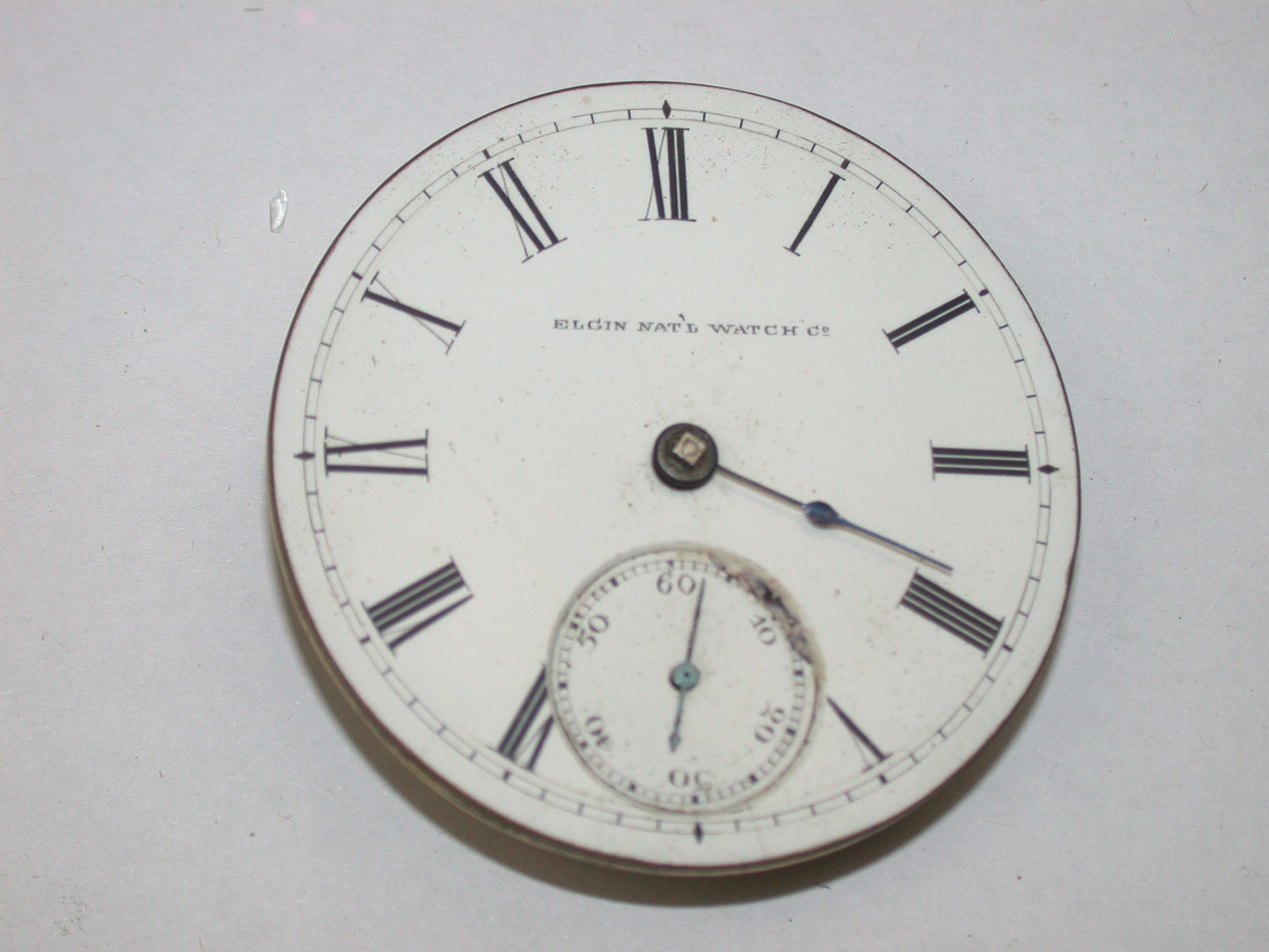 Lot 39- Elgin 18 Size Gilt Key Wind & Set Complete Pocket Watch Movement