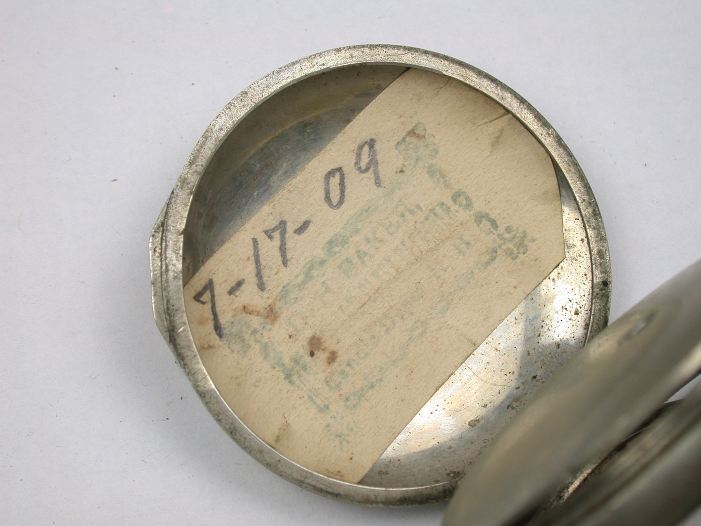 Lot 40- American 18 Size Nickel 3 Ounce Pocket Watch Case