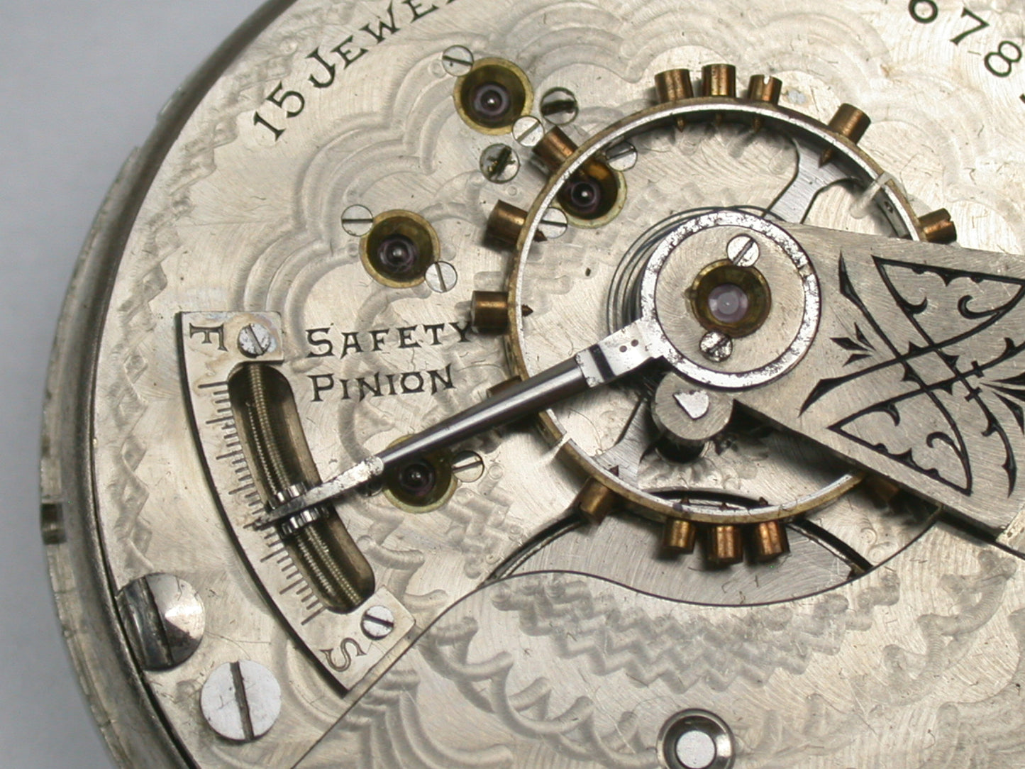 Lot 41- Elgin 18 Size 15 Jewel Pocket Watch Movement