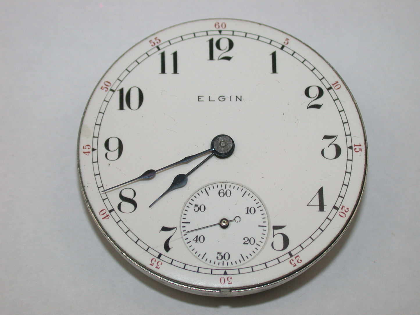 Lot 41- Elgin 18 Size 15 Jewel Pocket Watch Movement