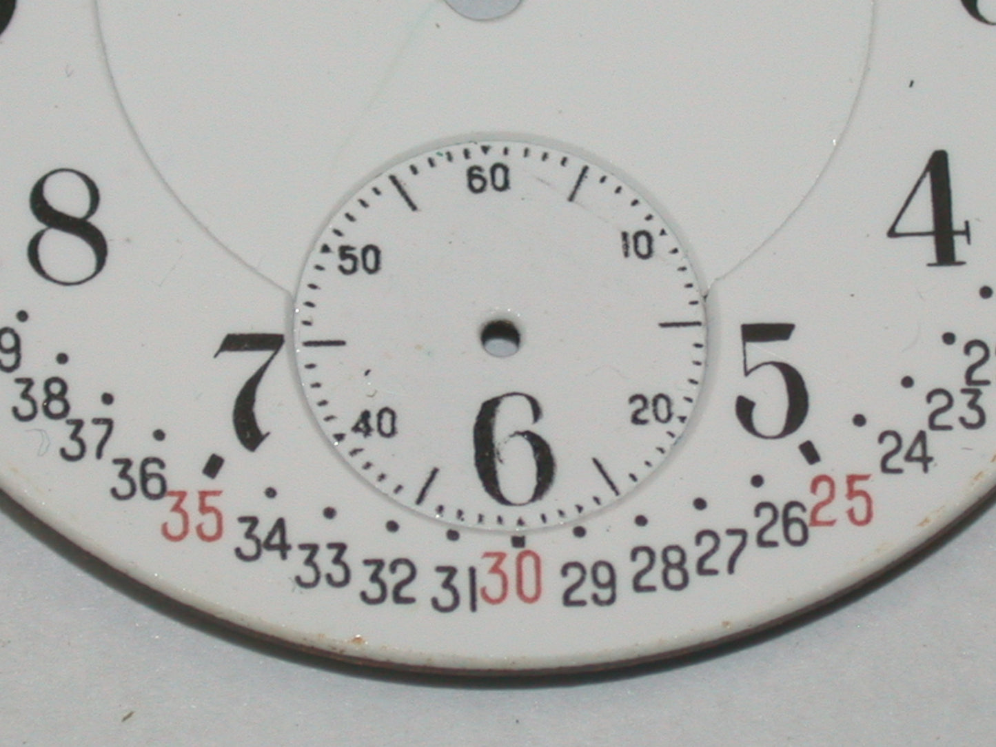 Lot 45- Burlington 16 Size Montgomery Railroad Pocket Watch Dial