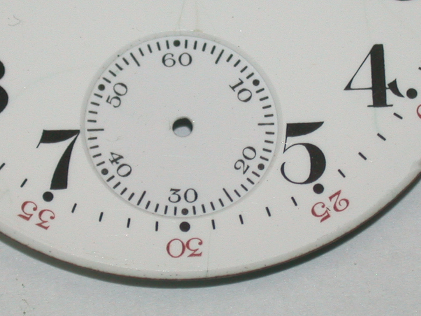 Lot 47- Hamilton 16 Size 4-Dial Foot Railroad Dial