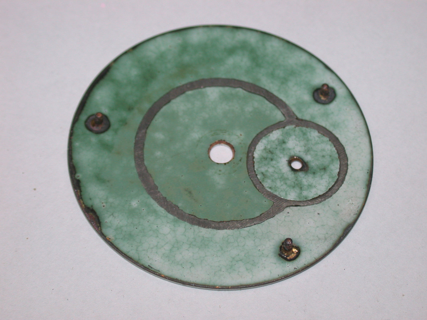 Lot 49- Hampden 18 Size Double Sunk Enamel Pocket Watch Railroad Dial