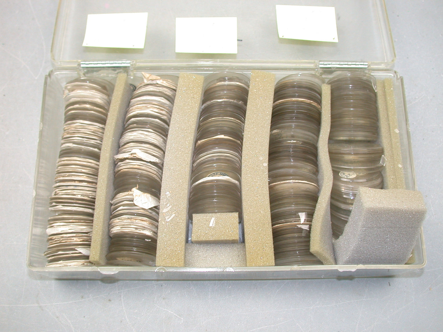 Lot 50- Watchmaker’s Selection of 500 Glass Pocket Watch NOS Crystals