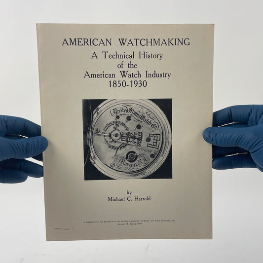 May Lot 86- American Watchmaking Catalog