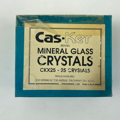 May Lot 78- Cas-Ker Mineral Glass Crystals