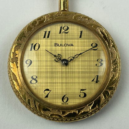 May Lot 40- Bulova Pocket Watch w/ Chain