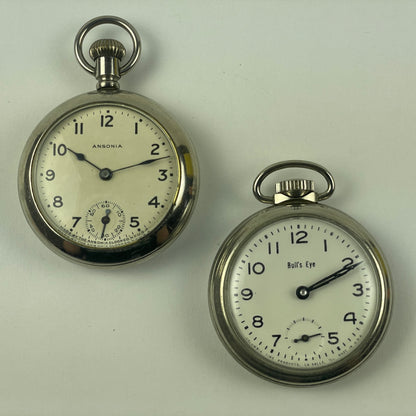 May Lot 38- Ansonia & Bull’s Eye Pocket Watch