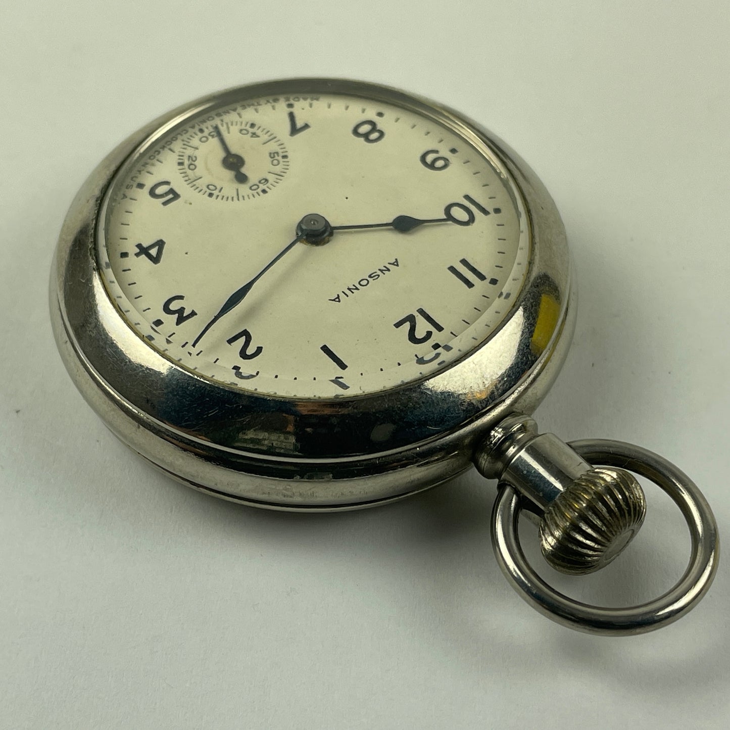 May Lot 38- Ansonia & Bull’s Eye Pocket Watch