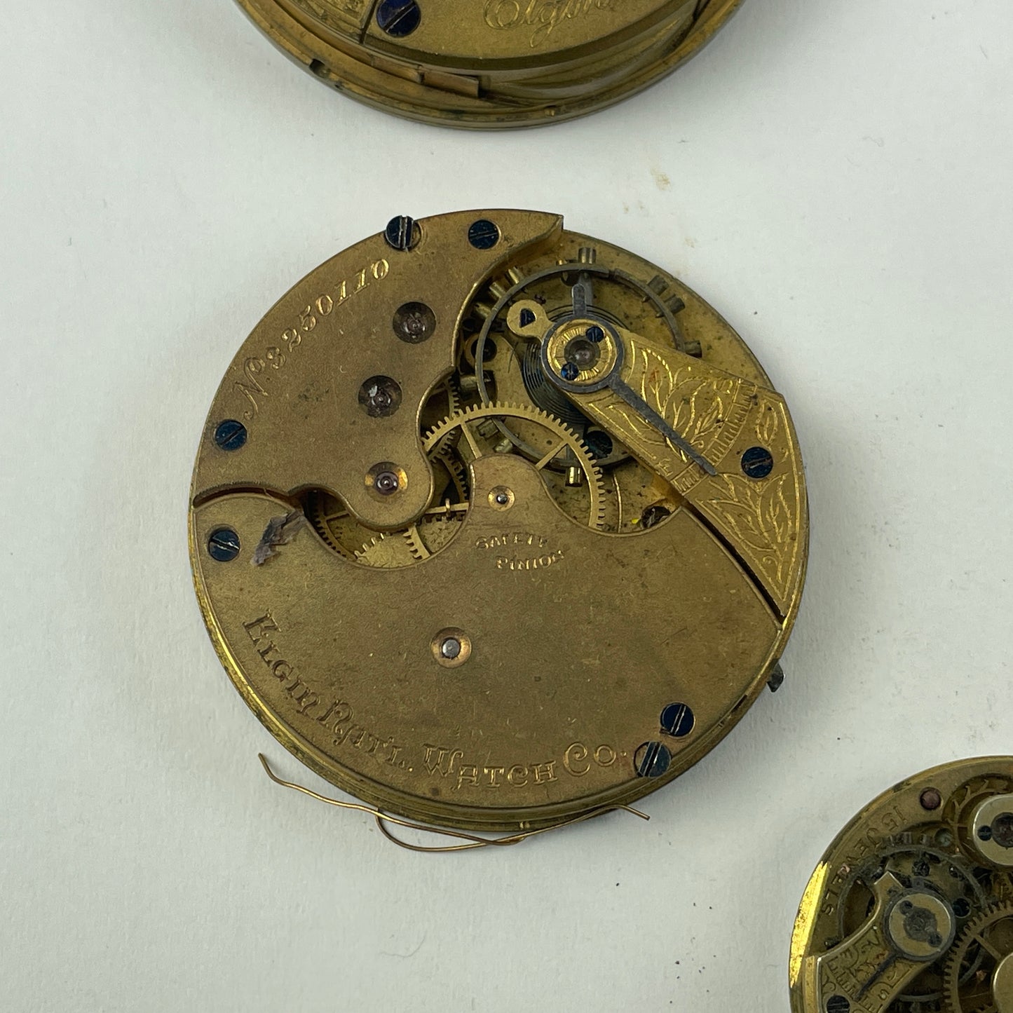 May Lot 30- American Pocket Watch Movement Set of (7)