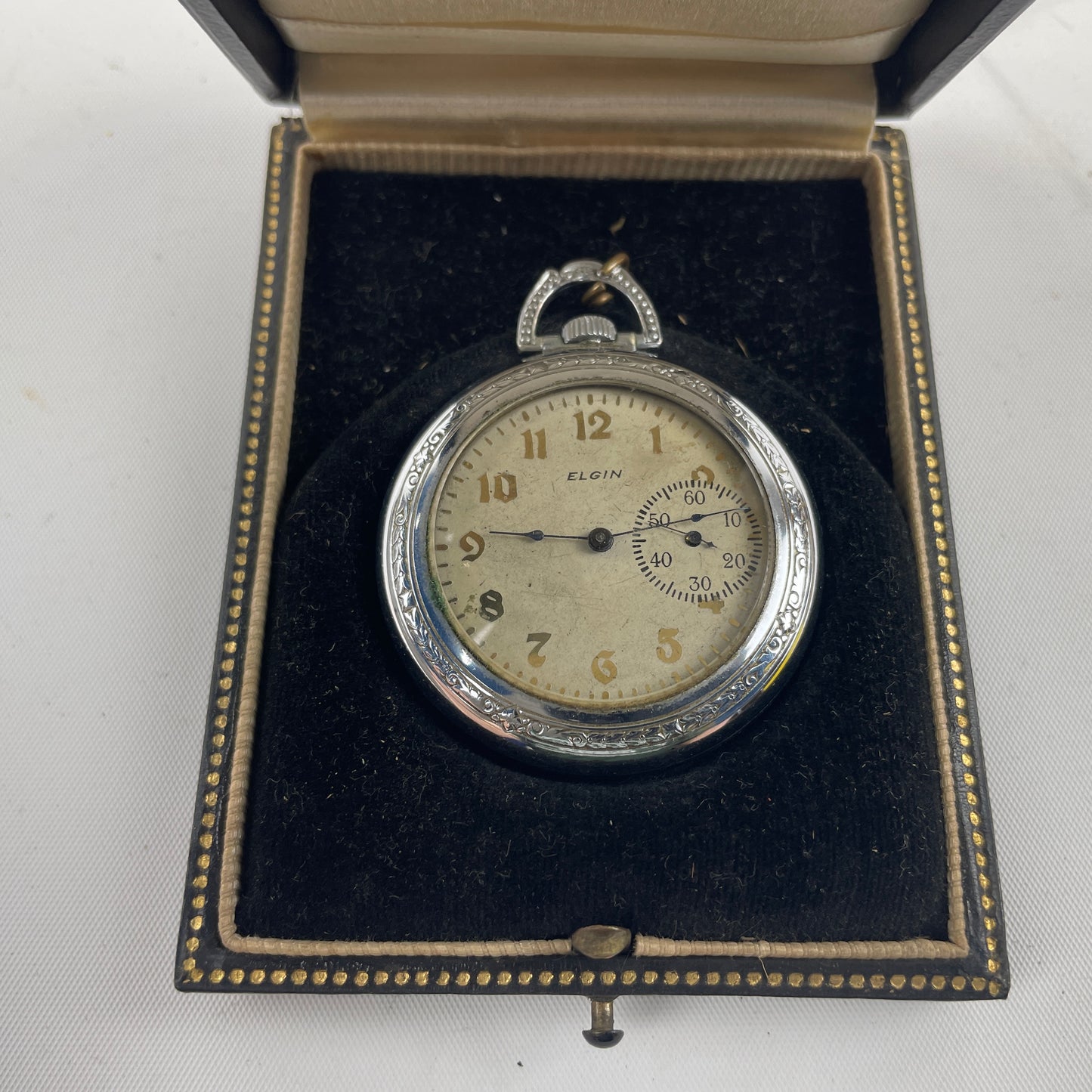 May Lot 27- Elgin 6S Pocket Watch in Factory Case