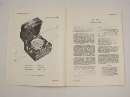 Hamilton Ships Chronometer Manual for Repair