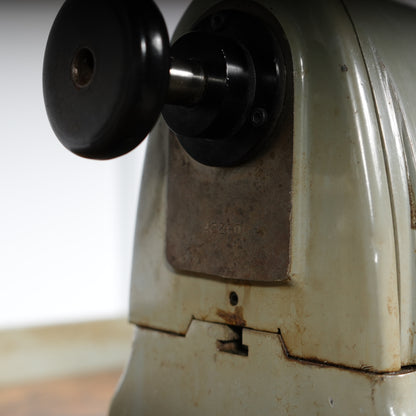 F. W. Derbyshire 10MM Model 750 Precision Lathe on Frame with Motor & Rheostat