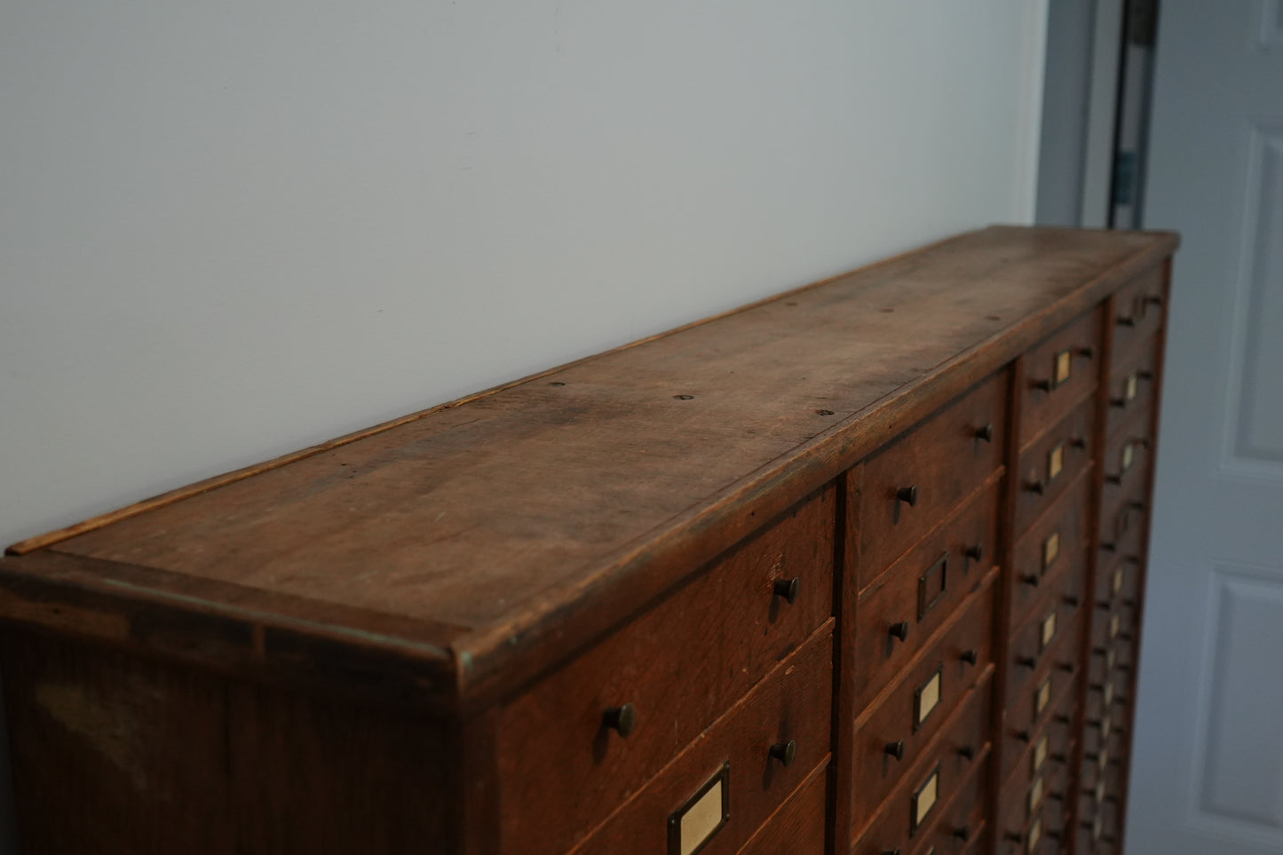 Vintage 92-Drawer 1930’s Oak Cabinet