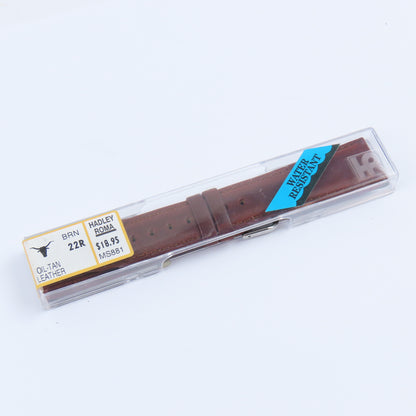 Hadley Roma Men's NOS Brown 22R MM Wristwatch Band | MS881