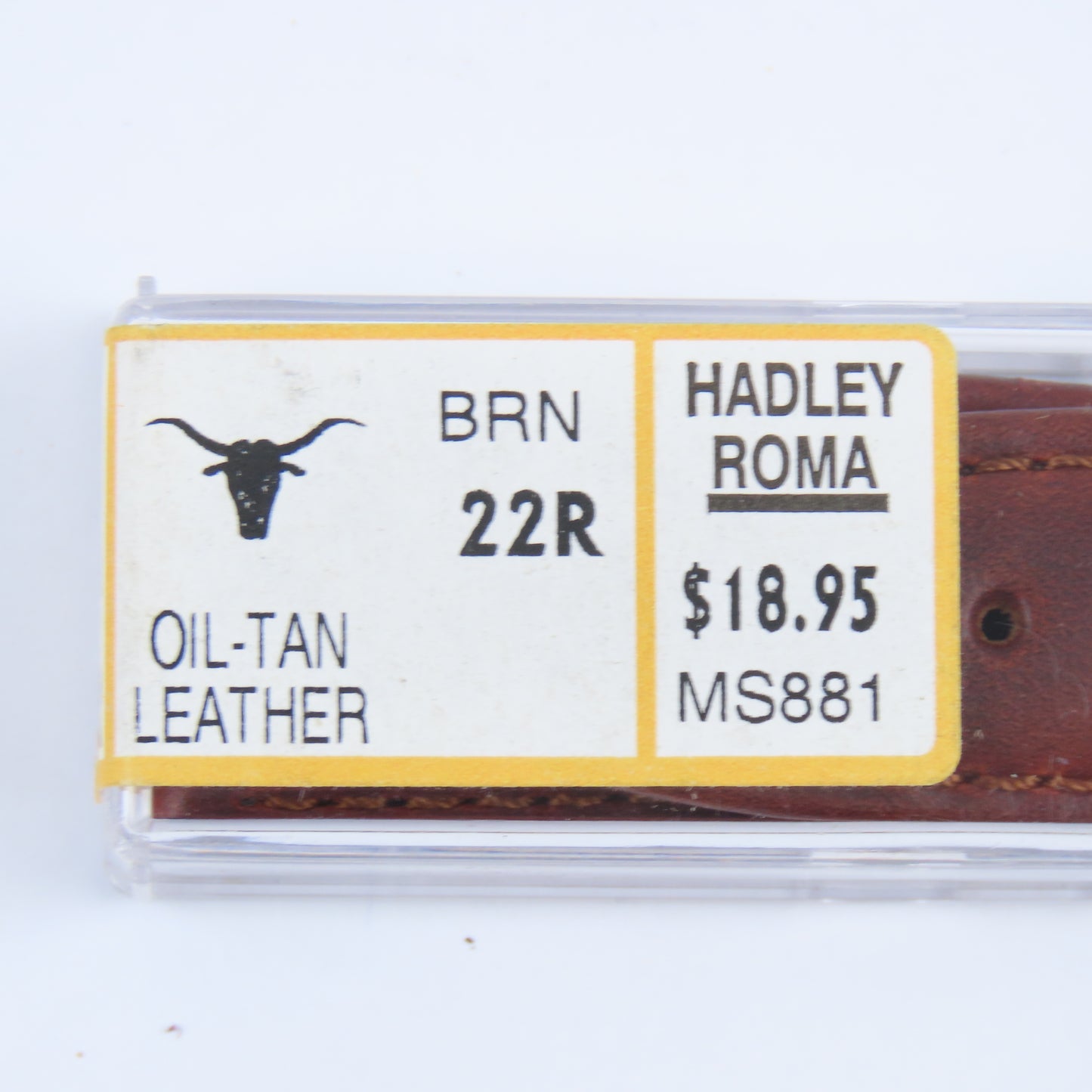 Hadley Roma Men's NOS Brown 22R MM Wristwatch Band | MS881